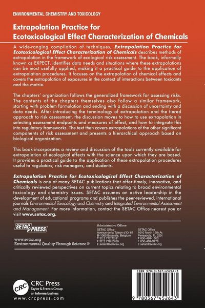 Produktbild: Extrapolation Practice for Ecotoxicological Effect Characterization of Chemicals