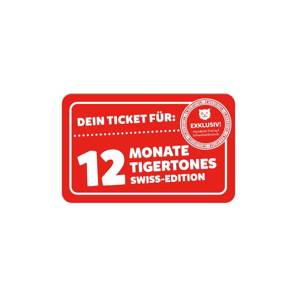 Produktbild: Tigertones - Ticket 12 Monate Swiss-Edition
