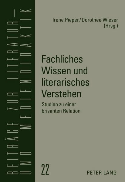 Produktbild: Fachliches Wissen und literarisches Verstehen
