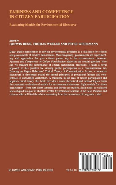 Produktbild: Fairness and Competence in Citizen Participation