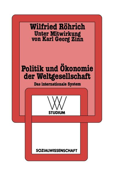 Produktbild: Politik und &Ouml;konomie der Weltgesellschaft