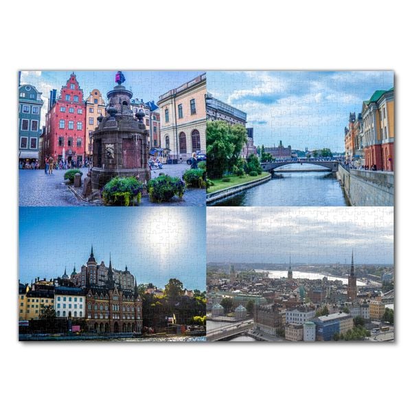 Produktbild: Lais Puzzle Collage Stockholm 1000 Teile