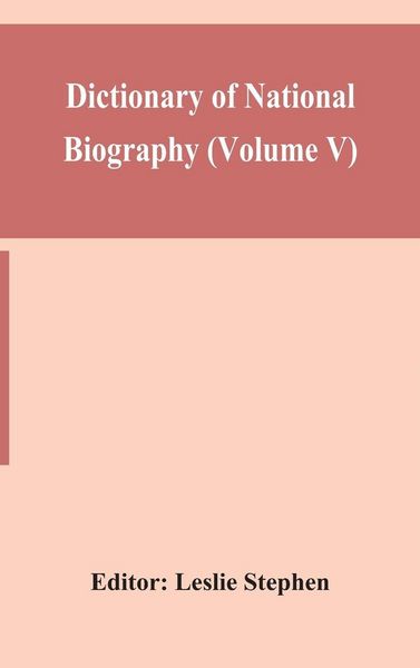 Produktbild: Dictionary Of National Biography (Volume V)