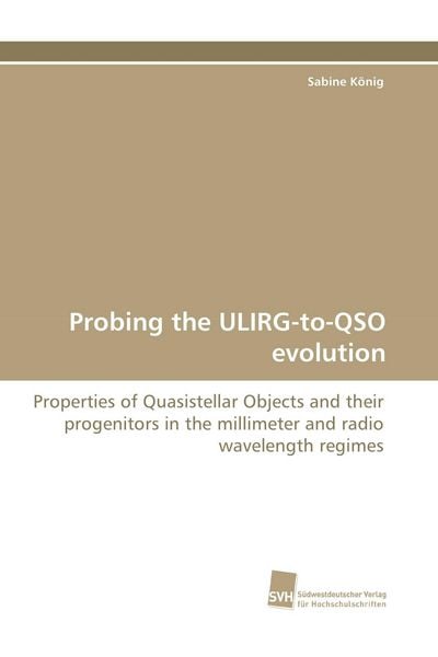 Produktbild: Probing the ULIRG-to-QSO evolution