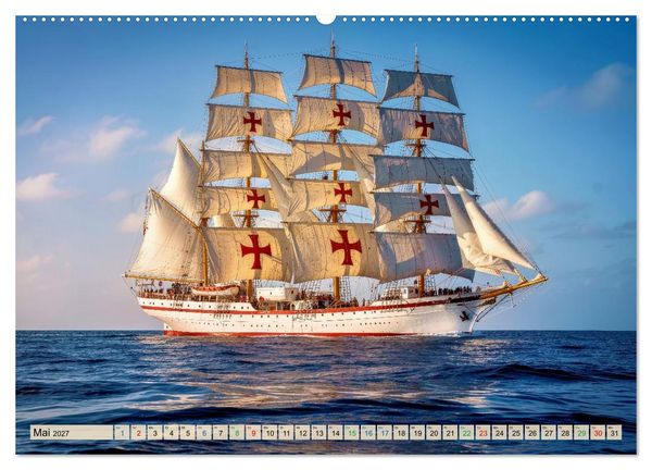 Produktbild: Segelschulschiffe - Weltweit (Wandkalender 2027 DIN A2 quer), CALVENDO Monatskalender
