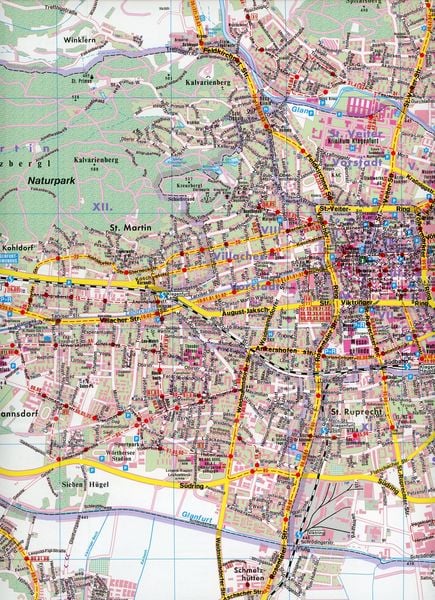 Produktbild: Klagenfurt am W&ouml;rthersee, Stadtplan 1:17.500, freytag & berndt