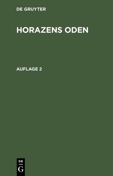 Produktbild: Horazens Oden