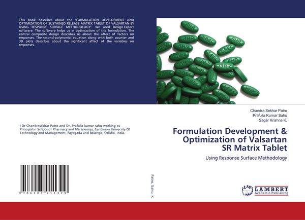 Produktbild: Formulation Development & Optimization of Valsartan SR Matrix Tablet