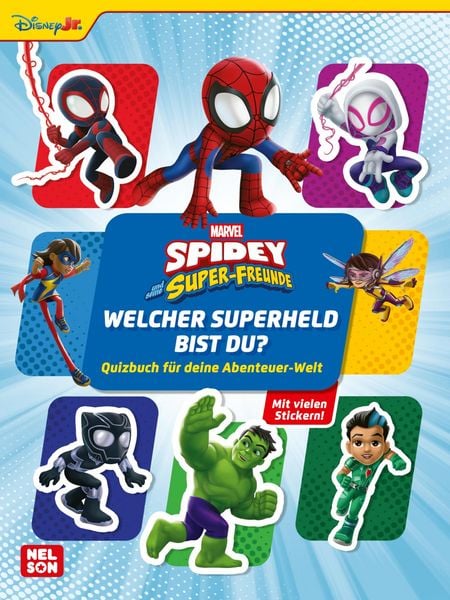 MARVEL Spidey und seine Super-Freunde: Welcher Superheld bist du? Quizbuch für deine Abenteuer-Welt, Taschenbuch von , Nelson, 978-3-8451-2944-0