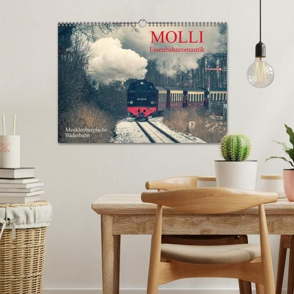 Produktbild: Molli- Mecklenburgische B&auml;derbahn (Wandkalender 2027 DIN A3 quer), CALVENDO Monatskalender