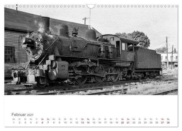 Produktbild: US-Dampflokomotiven (Wandkalender 2027 DIN A3 quer), CALVENDO Monatskalender
