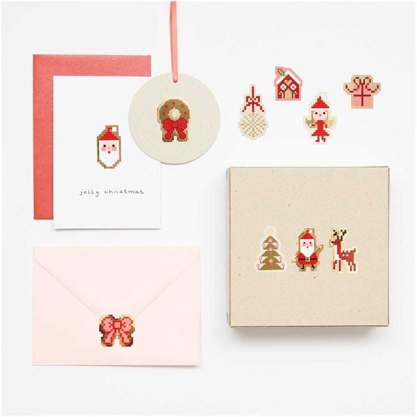 Produktbild: Mini Sticker Weihnachtsfiguren, Pixel,