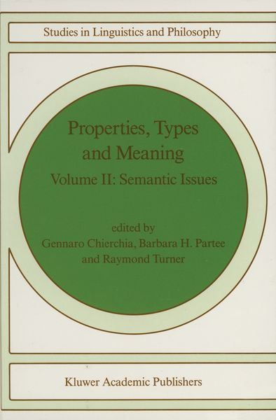 Produktbild: Properties, Types and Meaning
