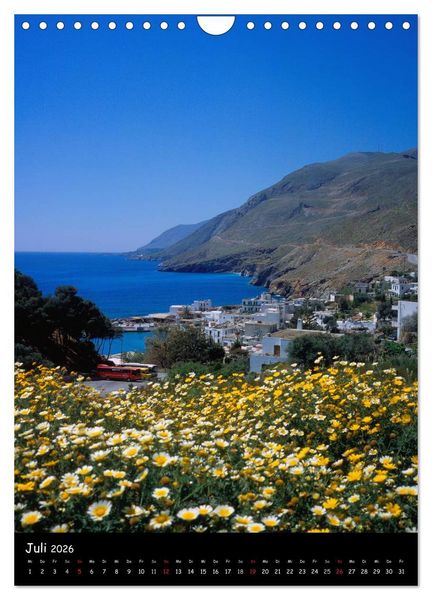 Produktbild: KRETA (Wandkalender 2026 DIN A4 hoch), CALVENDO Monatskalender