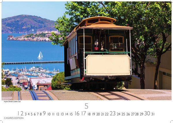 Produktbild: San Francisco Kalender 2027 &ndash; Wandkalender | Fotokalender Nordamerika 35x50cm &ndash; Faszinierende Bilder aus der Stadt der H&uuml;gel, perfekt als Deko & Geschenkidee
