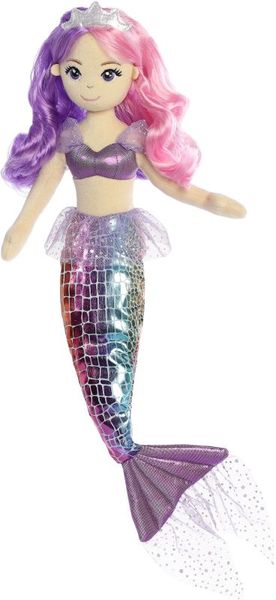 Aurora 33234 - Sea Sparkles Meerjungfrau Pastel Sea Iris, Puppe, 46 cm