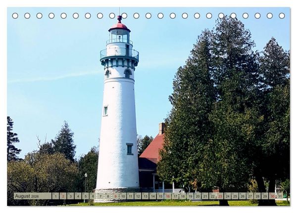 Produktbild: Lake Superior & Lake Michigan (Tischkalender 2026 DIN A5 quer), CALVENDO Monatskalender