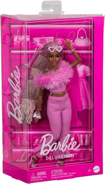 Produktbild: Barbie Deluxe Style Puppe -geflochtene Zöpfe