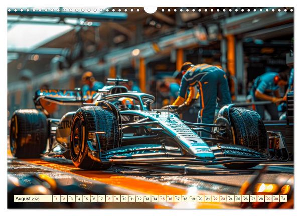 Produktbild: Boxenstopp - eingespieltes Team (Wandkalender 2026 DIN A3 quer), CALVENDO Monatskalender