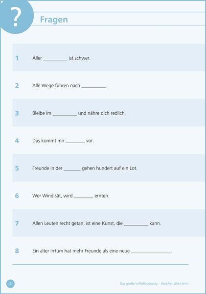 Produktbild: Welches Wort fehlt?