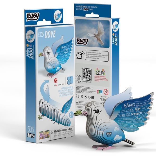 Produktbild: EUGY - 3D Bastelset Taube