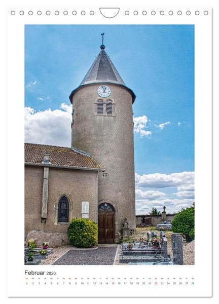 Produktbild: Rundturmkirchen - Architektonische Besonderheiten in Frankreich (Wandkalender 2026 DIN A4 hoch), CALVENDO Monatskalender