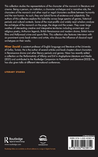 Produktbild: The Monarch and the (Non)-Human in Literature and Cinema