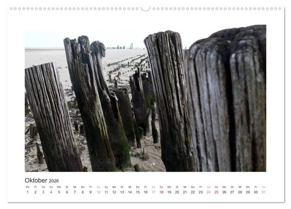 Produktbild: Wangerooge. Der Charme des Ostanlegers (Wandkalender 2026 DIN A2 quer), CALVENDO Monatskalender