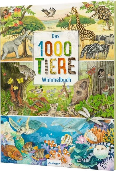 Produktbild: Das 1000 Tiere-Wimmelbuch