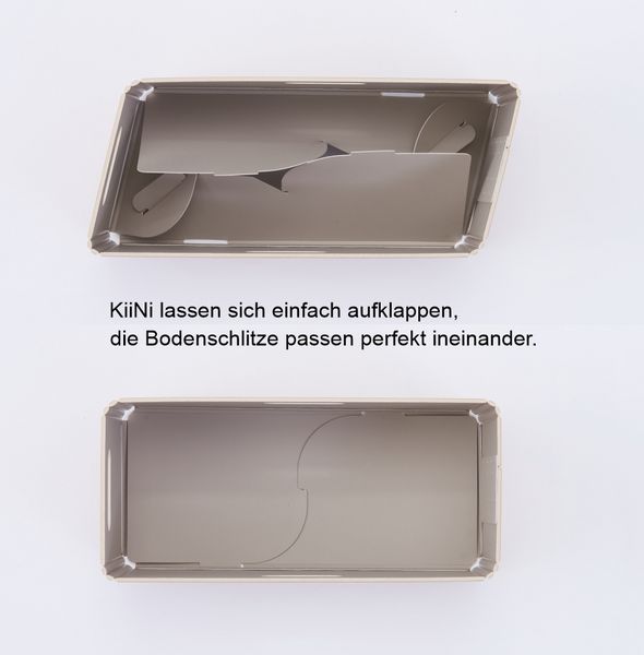Produktbild: KiiNi S Long Hellbraun &ndash; Stehsammler in Holzoptik