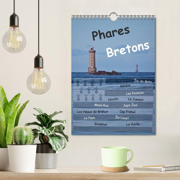 Produktbild: Phares Bretons (Wandkalender 2026 DIN A4 hoch), CALVENDO Monatskalender