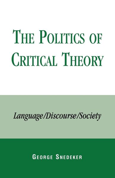 Produktbild: Politics of Critical Theory