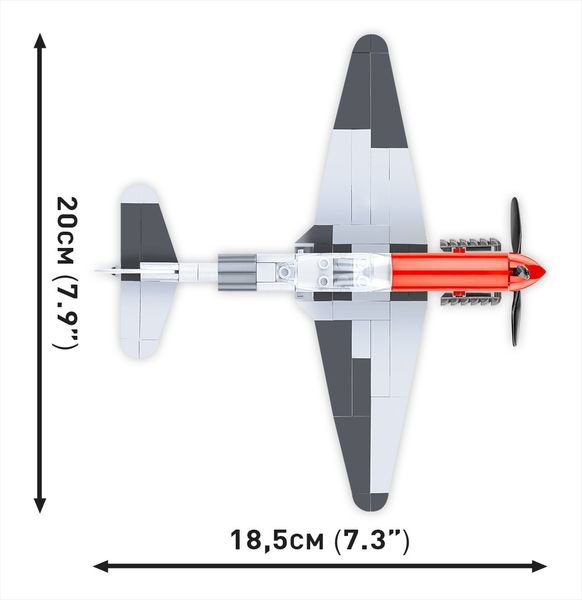 Produktbild: COBI Historical Collection 5862 - YAKOVLEV YAK-3, Easy Planes