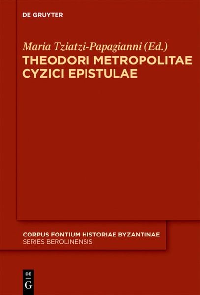 Produktbild: Theodori Metropolitae Cyzici Epistulae