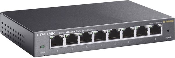 Produktbild: TP-LINK TL-SG108E TL-SG108E Netzwerk Switch 8 Port 1 GBit/s