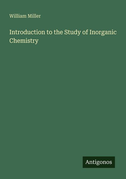 Produktbild: Introduction to the Study of Inorganic Chemistry