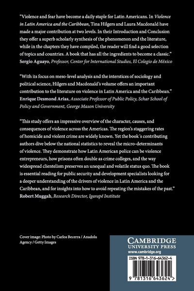 Produktbild: Violence in Latin America and the Caribbean