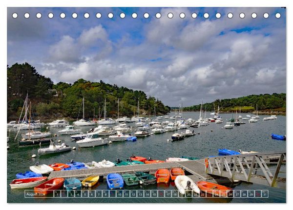 Produktbild: Anblicke und Ausblicke in der Bretagne (Tischkalender 2026 DIN A5 quer), CALVENDO Monatskalender