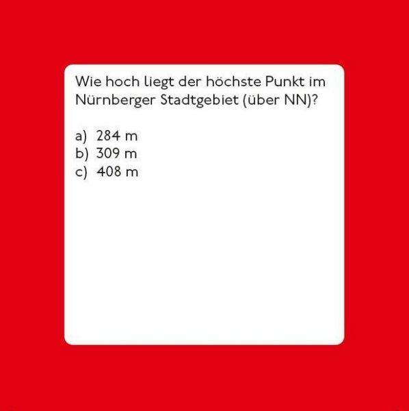 Produktbild: Das N&uuml;rnberg-Quiz (Neuausgabe)