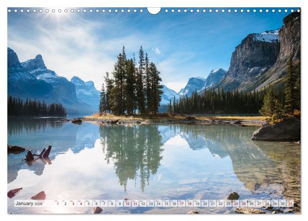 Produktbild: Canada - Landscapes from Banff and Jasper National parks (Wall Calendar 2026 DIN A3 landscape), CALVENDO 12 Month Wall Calendar