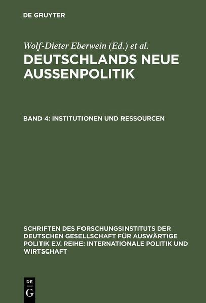 Produktbild: Institutionen und Ressourcen