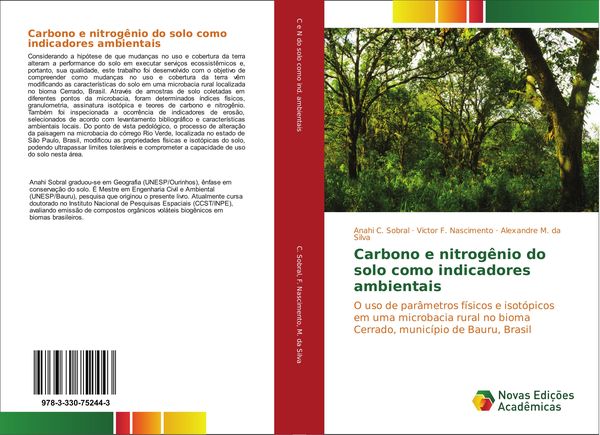 Produktbild: Carbono e nitrog&ecirc;nio do solo como indicadores ambientais
