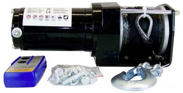 Produktbild: Berger & Schr&ouml;ter Seilwinde 31778 Zugkraft (rollend)=2.722kg Funk-Fernbedienung