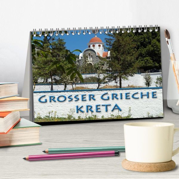 Produktbild: Gro&szlig;er Grieche Kreta (Tischkalender 2026 DIN A5 quer), CALVENDO Monatskalender