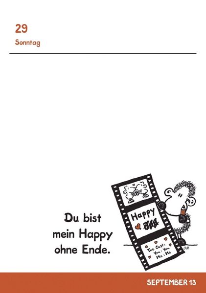 Produktbild: Sheepworld Terminkalender A6 2013
