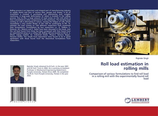 Produktbild: Roll load estimation in rolling mills