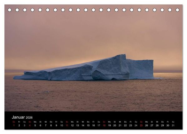 Produktbild: Gr&ouml;nland by Andr&eacute; Poling (Tischkalender 2026 DIN A5 quer), CALVENDO Monatskalender