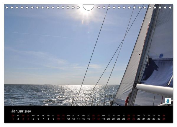 Produktbild: Marina Guide's Segelimpressionen 2026 (Wandkalender 2026 DIN A4 quer), CALVENDO Monatskalender