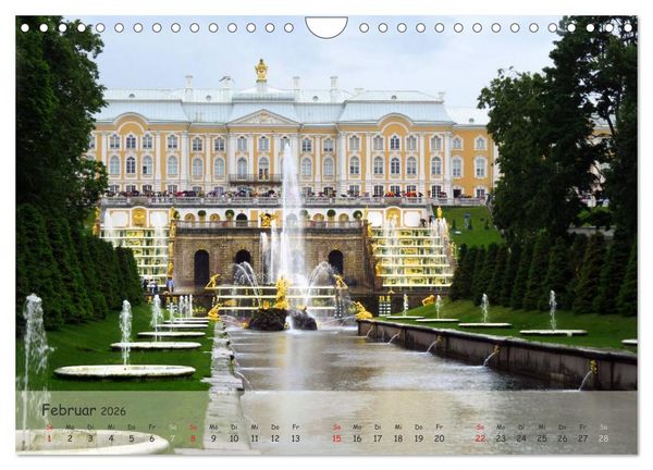 Produktbild: Sankt Petersburg - Pal&auml;ste der Umgebung (Wandkalender 2026 DIN A4 quer), CALVENDO Monatskalender