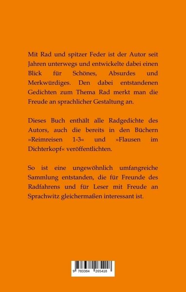 Produktbild: Zweiradreime - Gedichte rund um das Thema Fahrrad und Radtouren